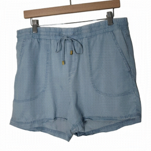 Ellen Tracy Drawstring Summer Loose Beach Lightweight Preppy Shorts - Women's